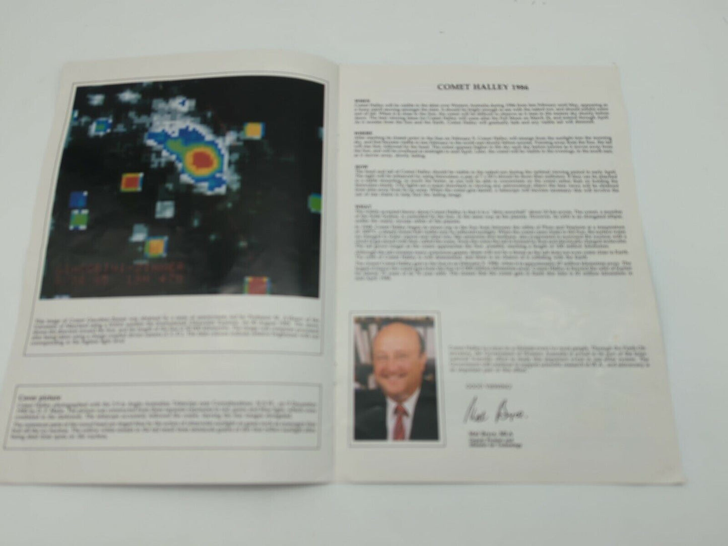 Comet Halley | Perth Observatory Information Pamphlet 1986, Vintage Astronomy