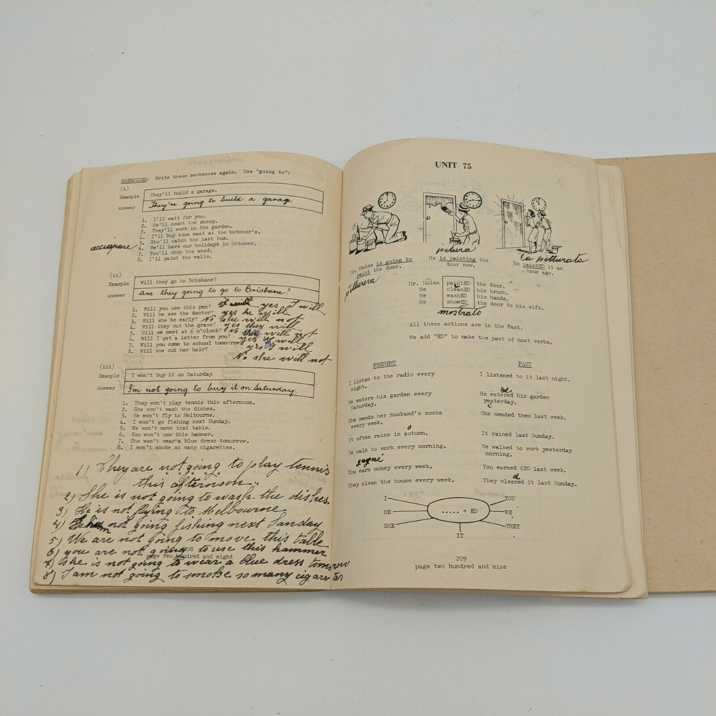 English for Newcomers to Australia, Students Book 1 & 2, 1958 Immigrant History