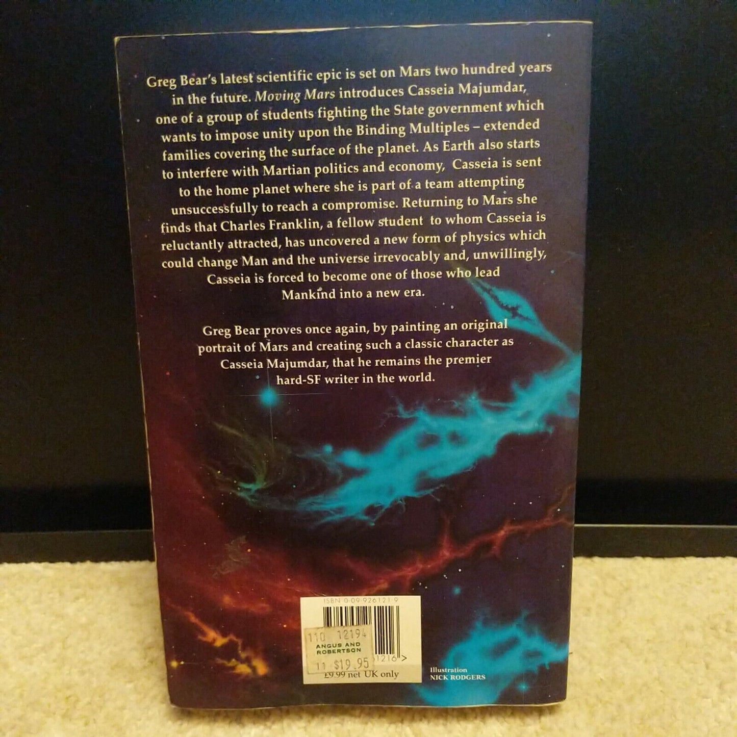 Moving Mars by Greg Bear (Paperback, 1993) 1st Edition | Sci-fi