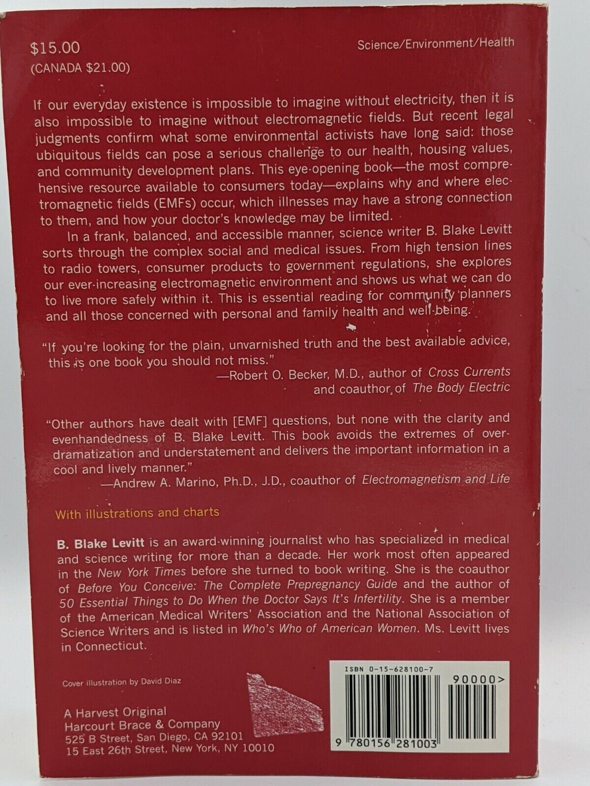 Electromagnetic Fields: Guide to the Issues & How to Protect, Blake Levitt