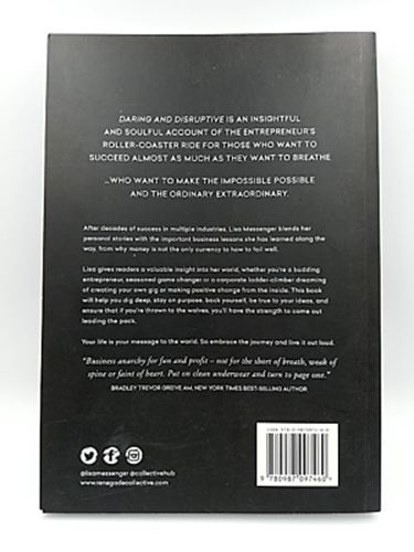 Daring & Disruptive: Unleashing the Entrepreneur by Lisa Messenger 0987097466
