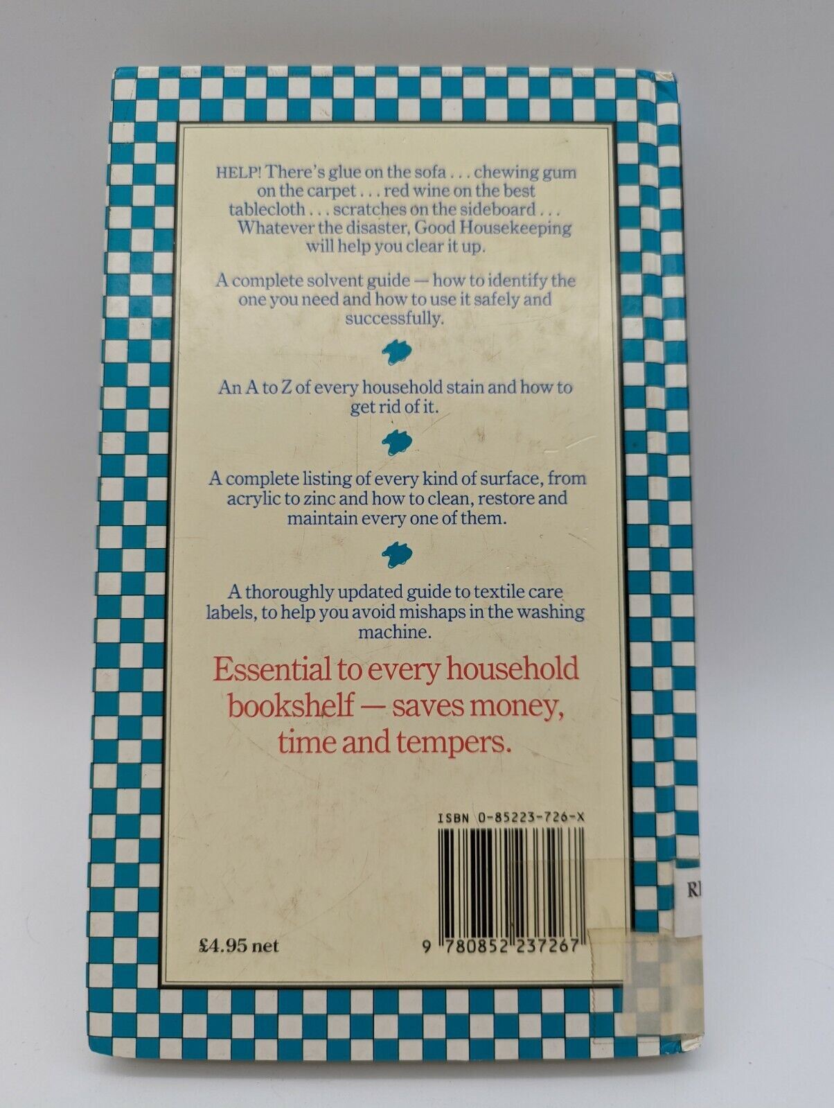 How to Remove Stains (Vintage A-Z Housekeeping Library) by Cassandra Kent