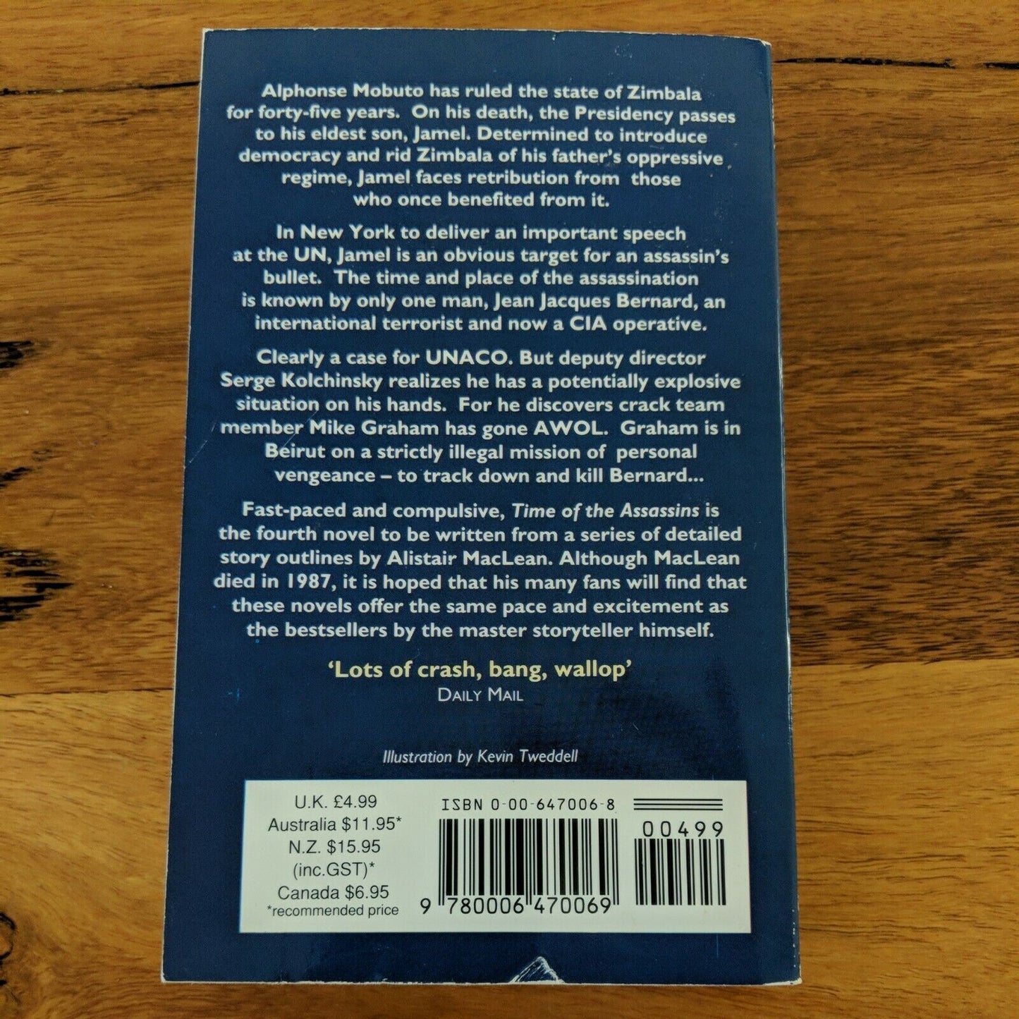Alistair MacLean, Time of the Assassins, written by Alastair MacNeill, 1992 OSed