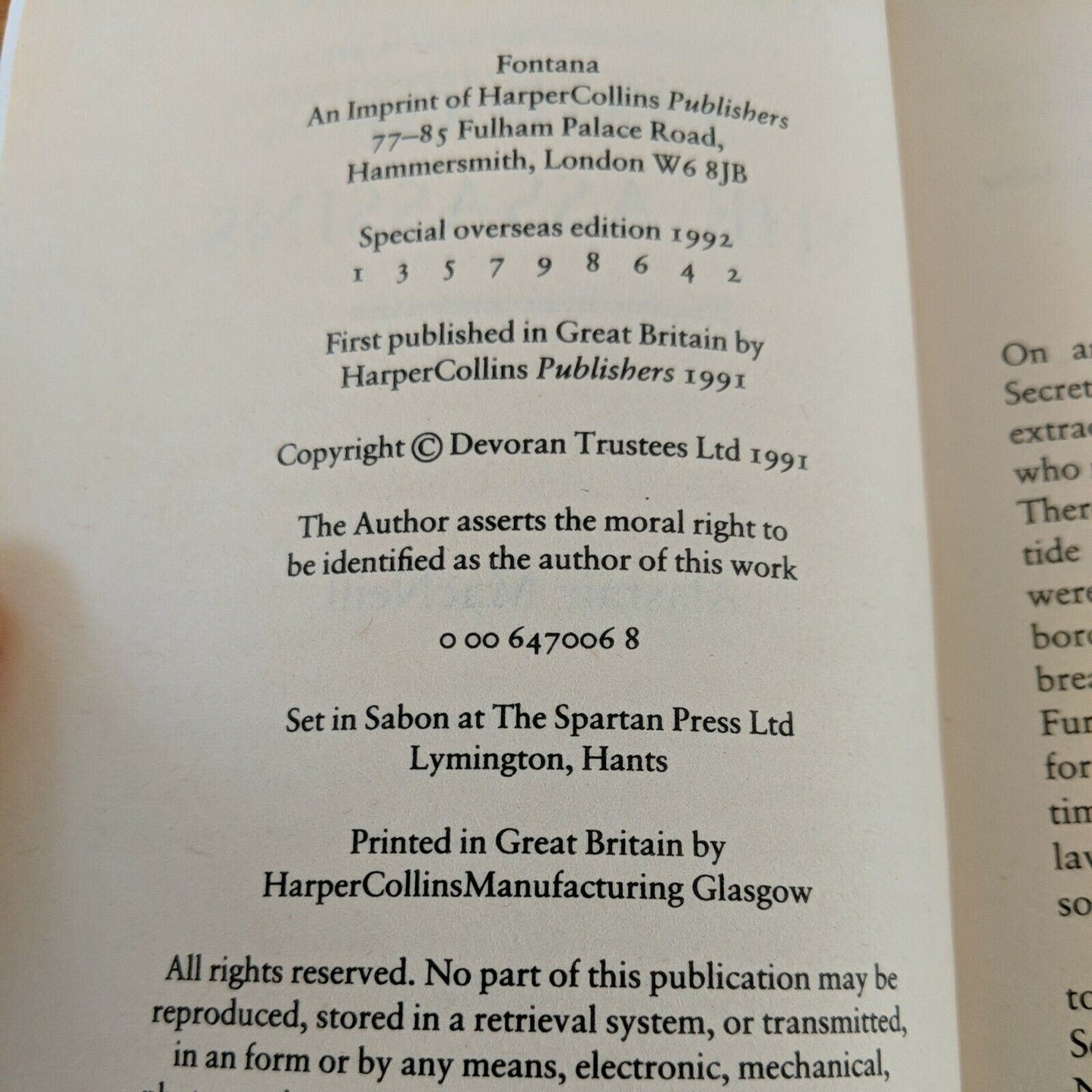 Alistair MacLean, Time of the Assassins, written by Alastair MacNeill, 1992 OSed