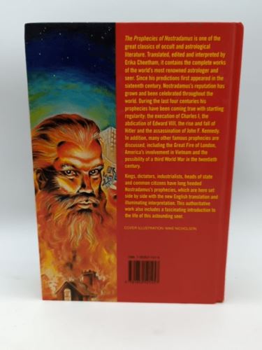 The Prophecies of Nostradamus by Erika Cheetham (editor) (Hardcover, 1989)