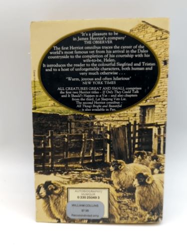 All Creatures Great and Small by James Herriot (Paperback, 1999)