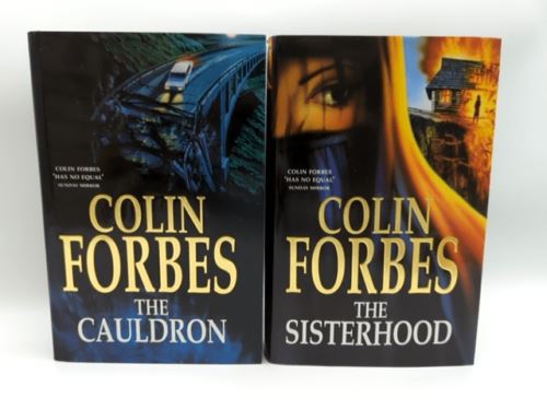 Colin Forbes Hardcover Book Bundle: Deadlock, The Power, Cauldron, Sisterhood