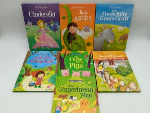 7x First Readers Girls Boys Book Bundle - Parraggon Books