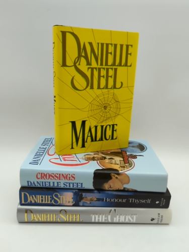 Danielle Steel Hardcover Book Bundle: Malice Crossings The Ghost Honour Thyself