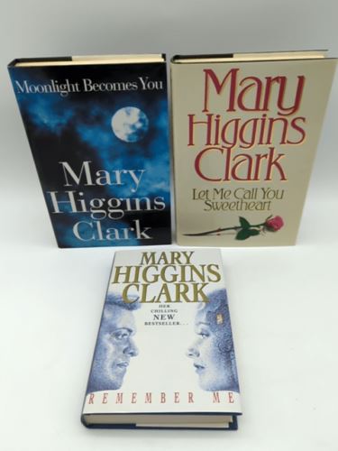 Mary Higgins Clark Hardcover Book Bundle: Remember Me; Moonlight Becomes You…