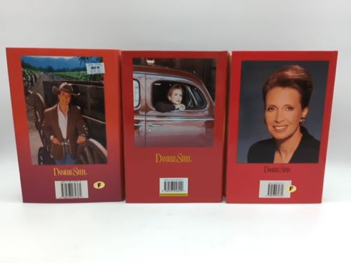 3x Danielle Steel Hardcover Book Bundle: Silent Honour; The Ranch; Lone Eagle