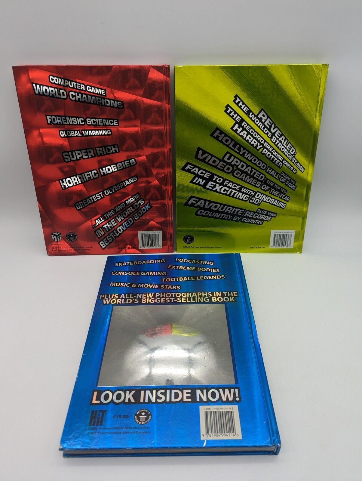 Guinness Book Of World Records 2007, 2008 & 2009 | Official Books
