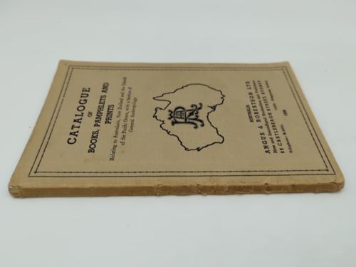 Catalogue of Books, Pamphlets and Prints by Angus & Robertson, Rare 1936