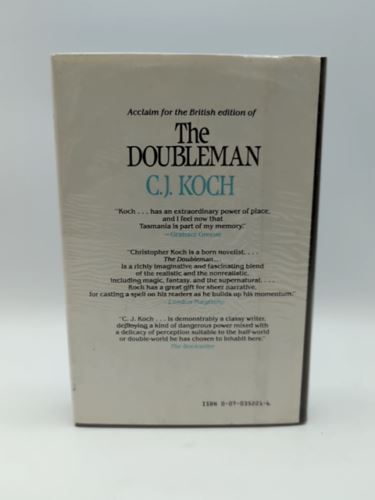 The Doubleman by Christopher J. Koch (Hardcover, 1986) 1st Edition 0070352216