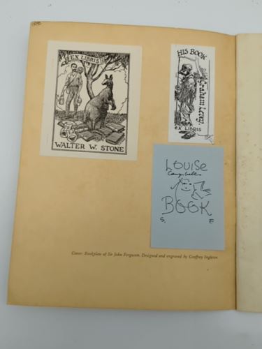 An Exhibition in Honour of Sir John Ferguson by Library Association of Australia