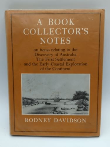 A Book Collector's Notes by Rodney Davidson (Hardcover, 1970) 1st Edition