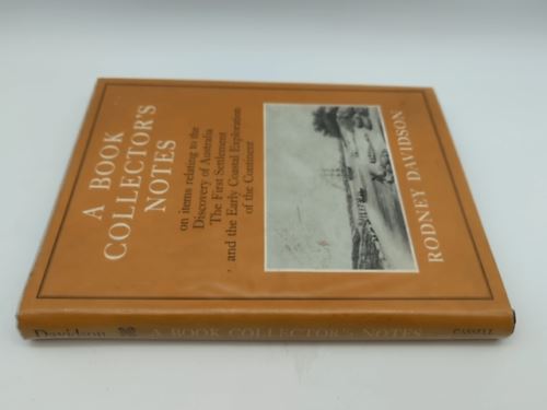 A Book Collector's Notes by Rodney Davidson (Hardcover, 1970) 1st Edition