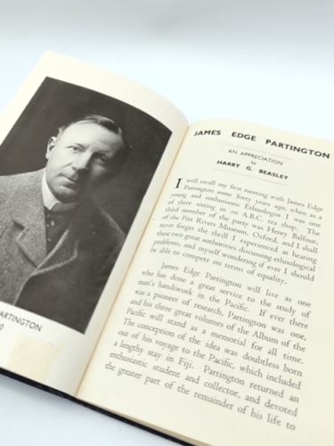 Catalogue of James Edge Partington Australasian Collection of Books, Photos 1934