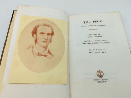 The Feud by Adam Lindsay Gordon (Hardcover, 1964) 1st Edition