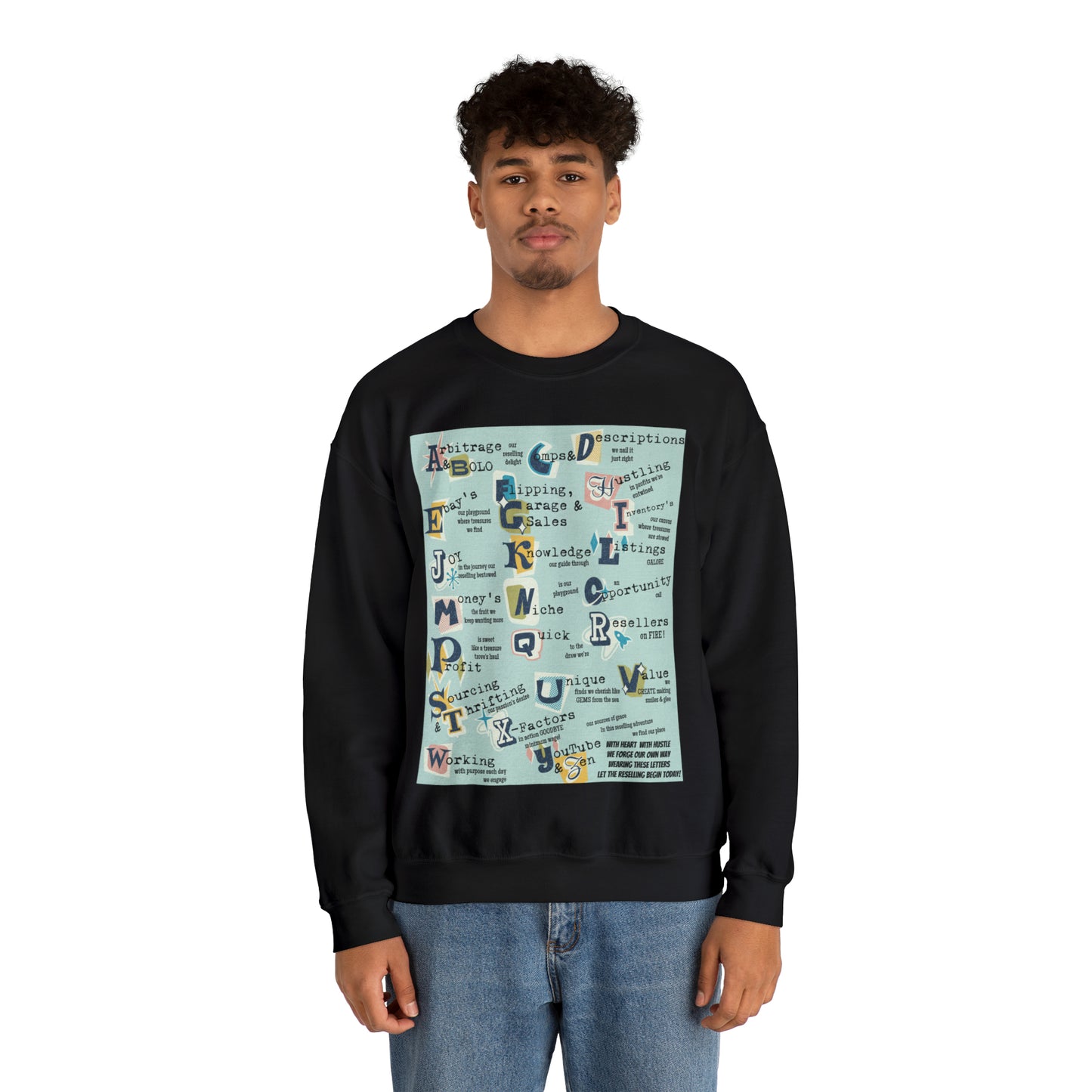 Reseller's Print Unisex Premium Crewneck Sweatshirt