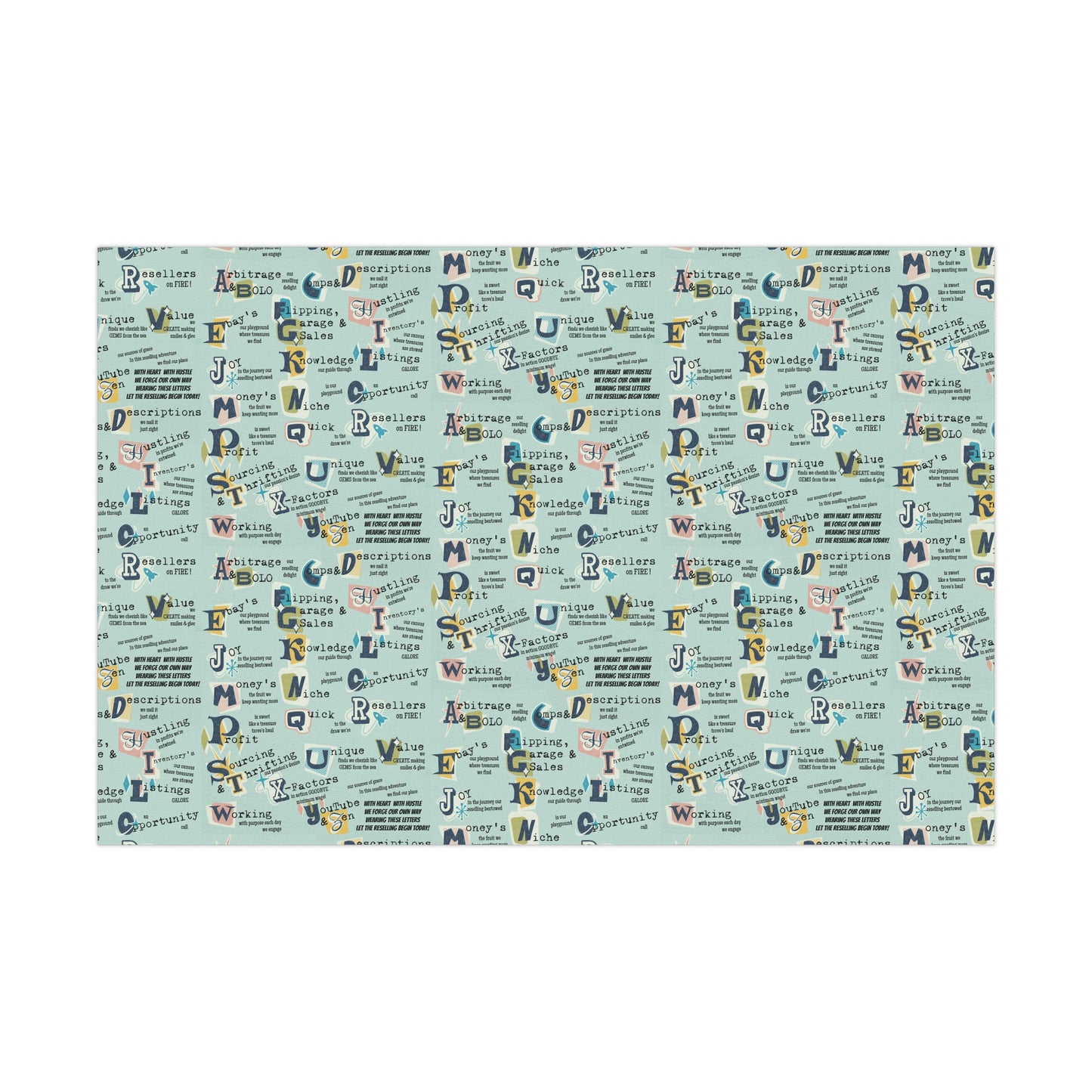 Reseller Thrift Shop Gift Wrap Papers
