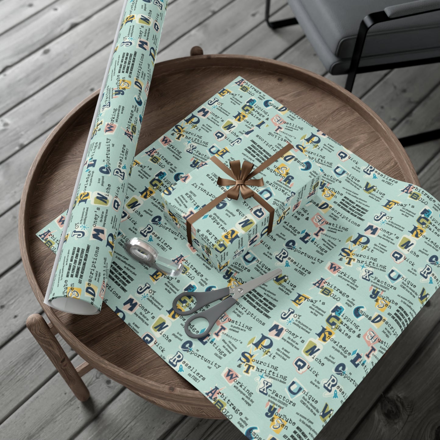 Reseller Thrift Shop Gift Wrap Papers