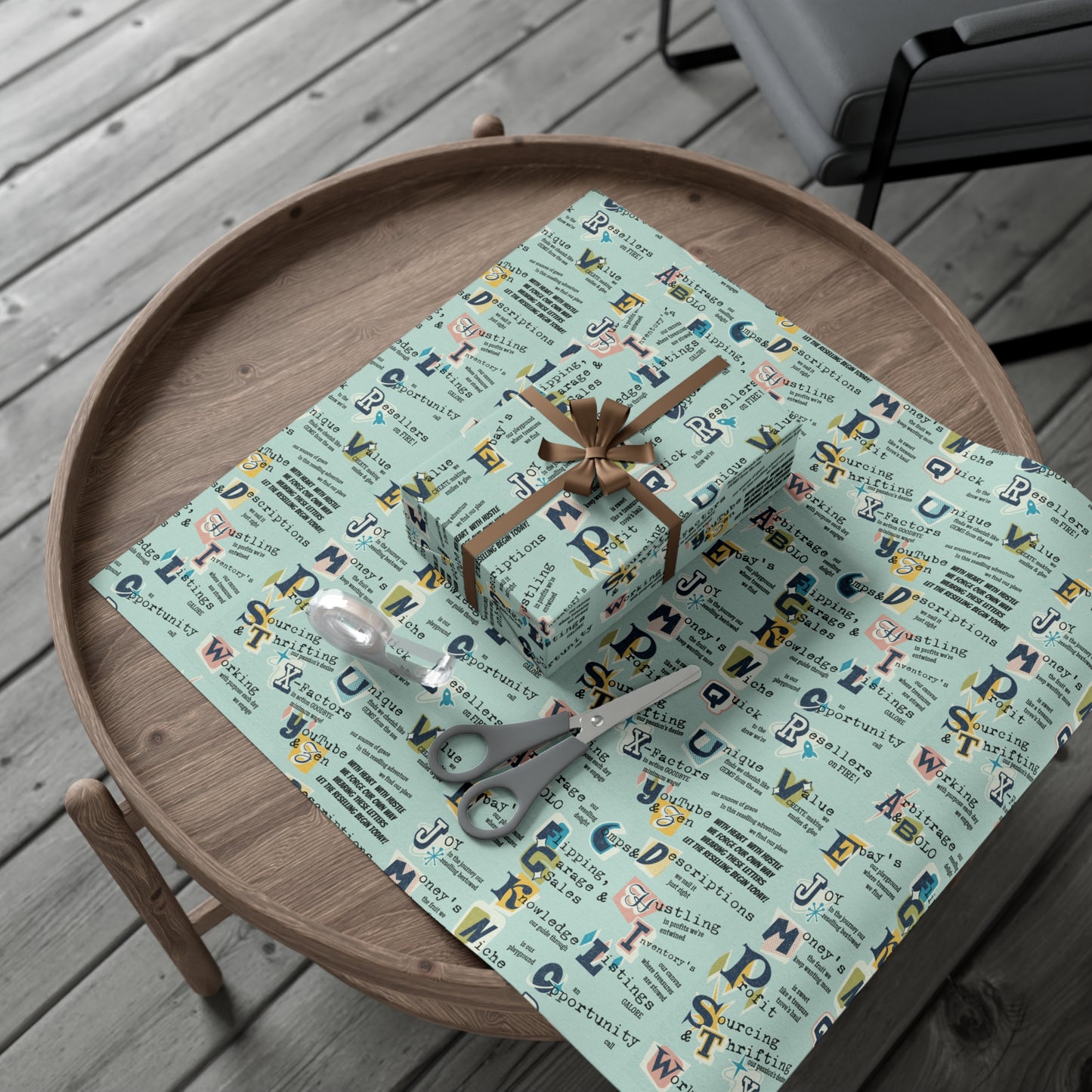 Reseller Thrift Shop Gift Wrap Papers