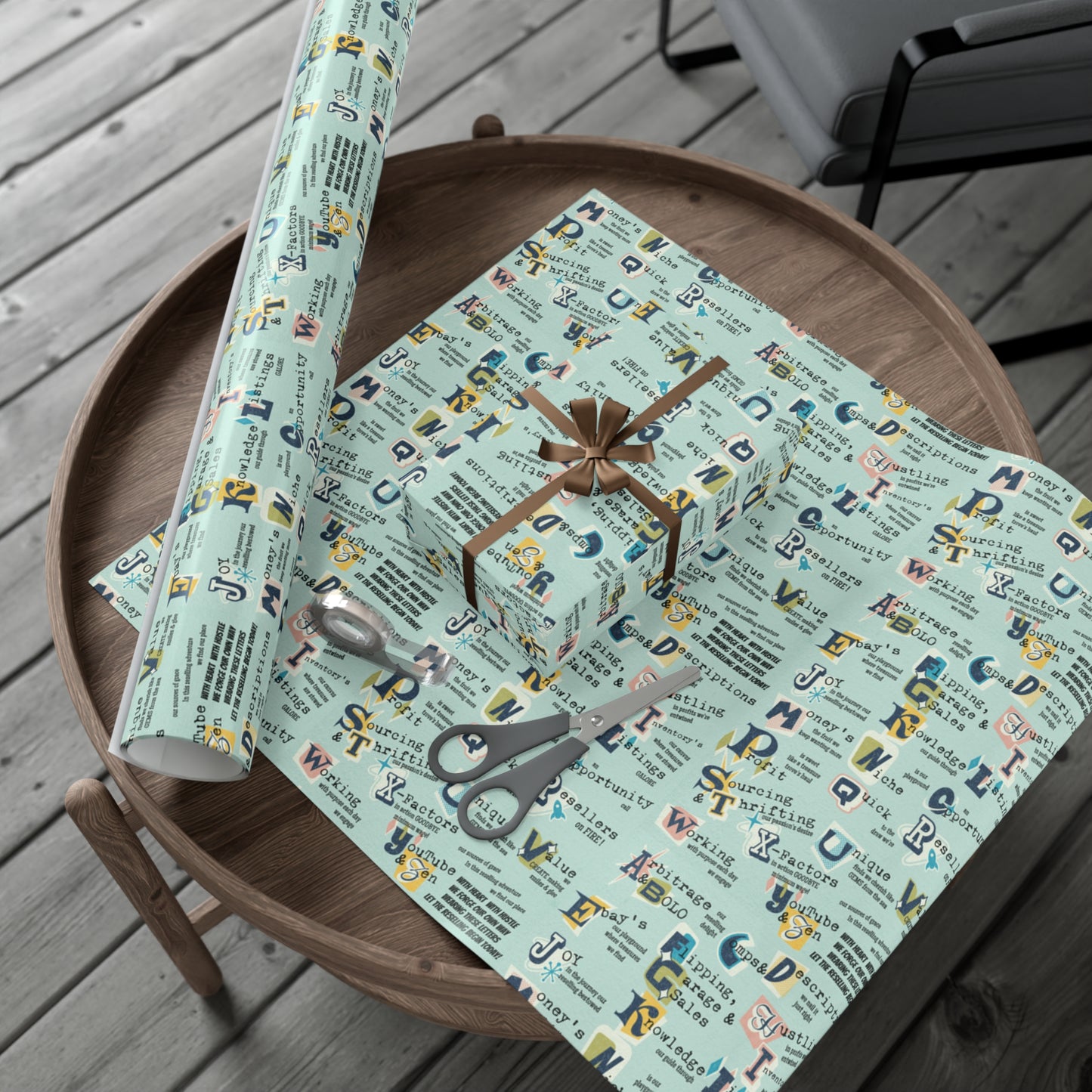 Reseller Thrift Shop Gift Wrap Papers