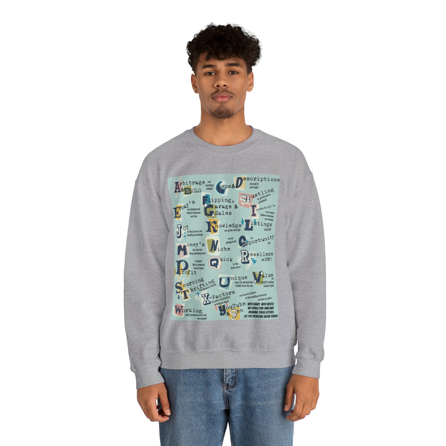 Reseller's Print Unisex Premium Crewneck Sweatshirt