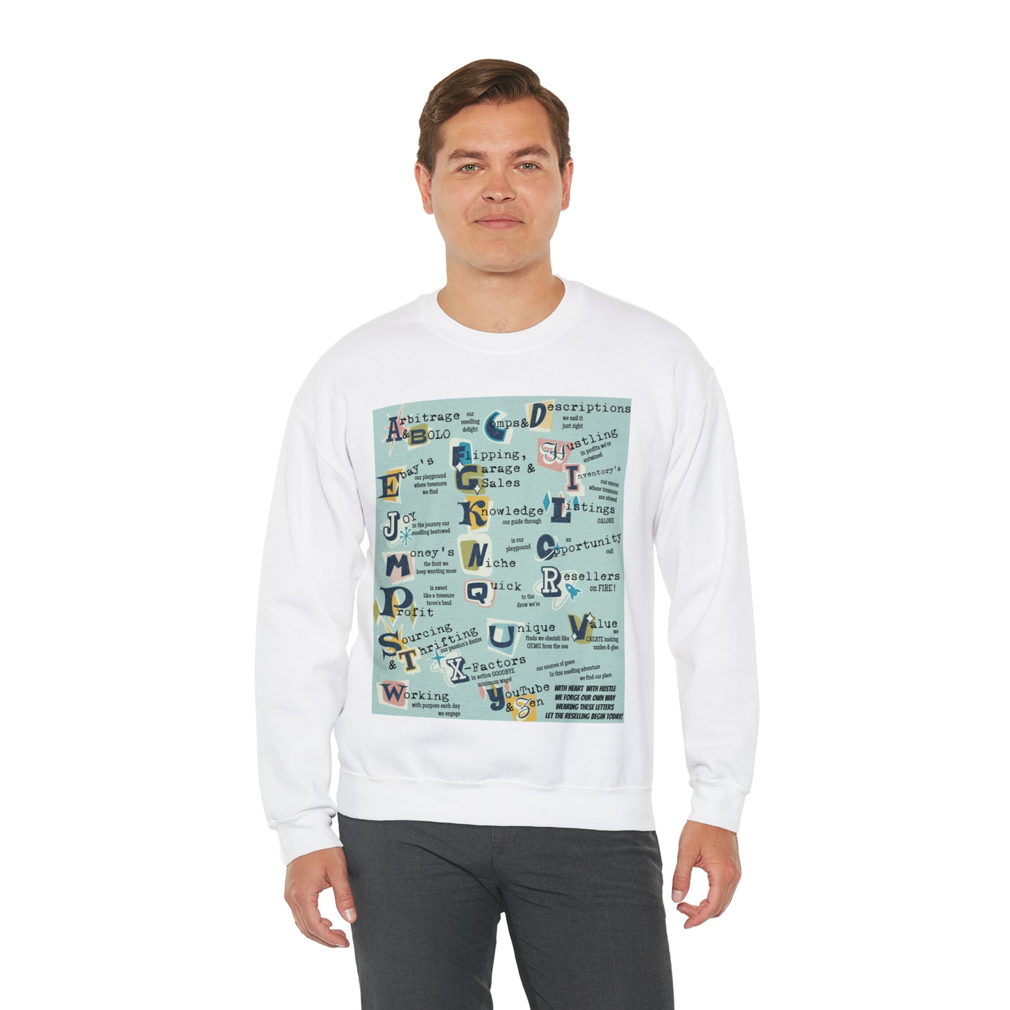 Reseller's Print Unisex Premium Crewneck Sweatshirt