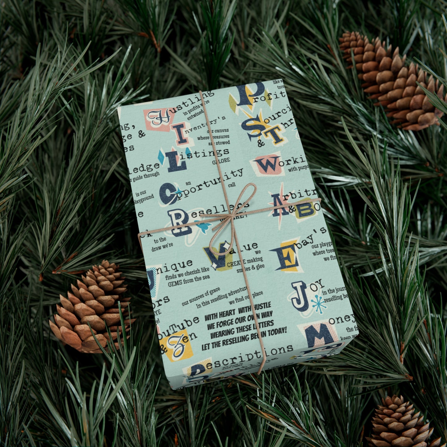 Reseller Thrift Shop Gift Wrap Papers