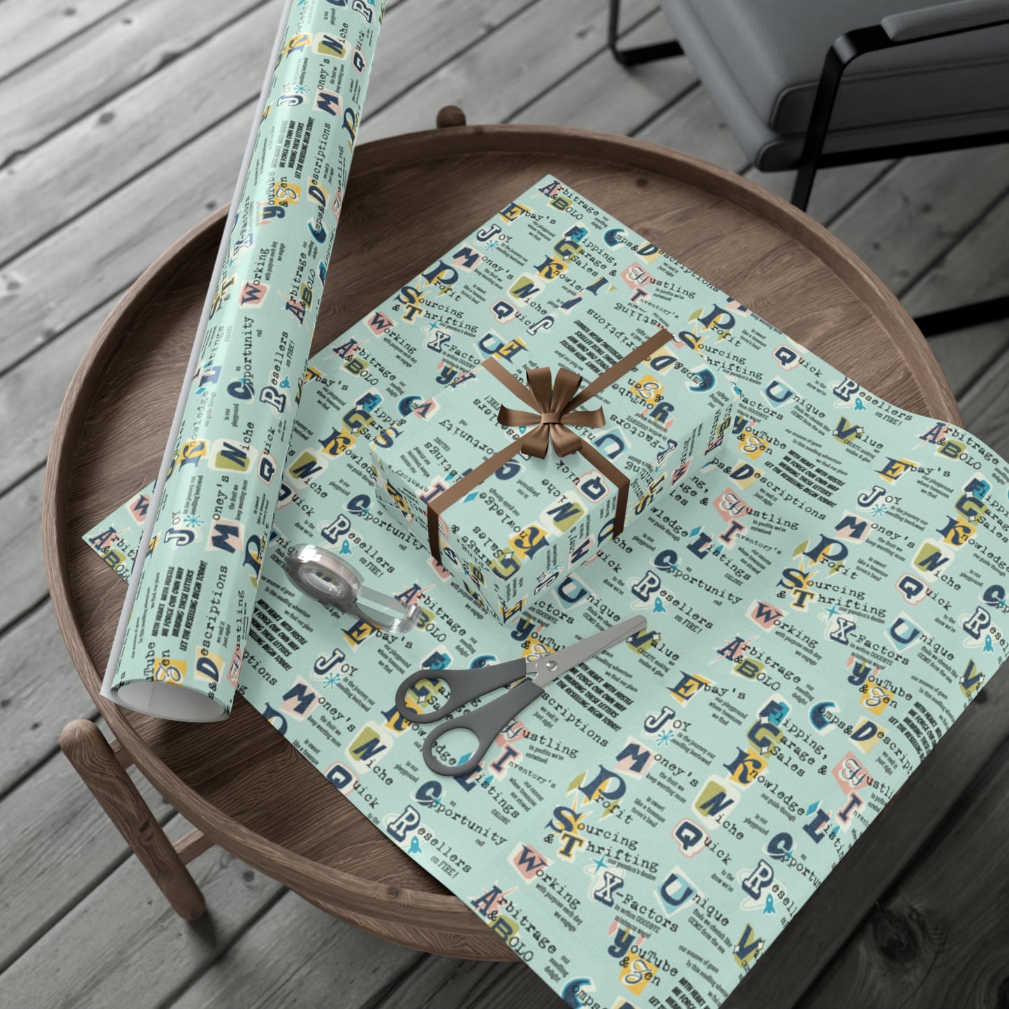Reseller Thrift Shop Gift Wrap Papers