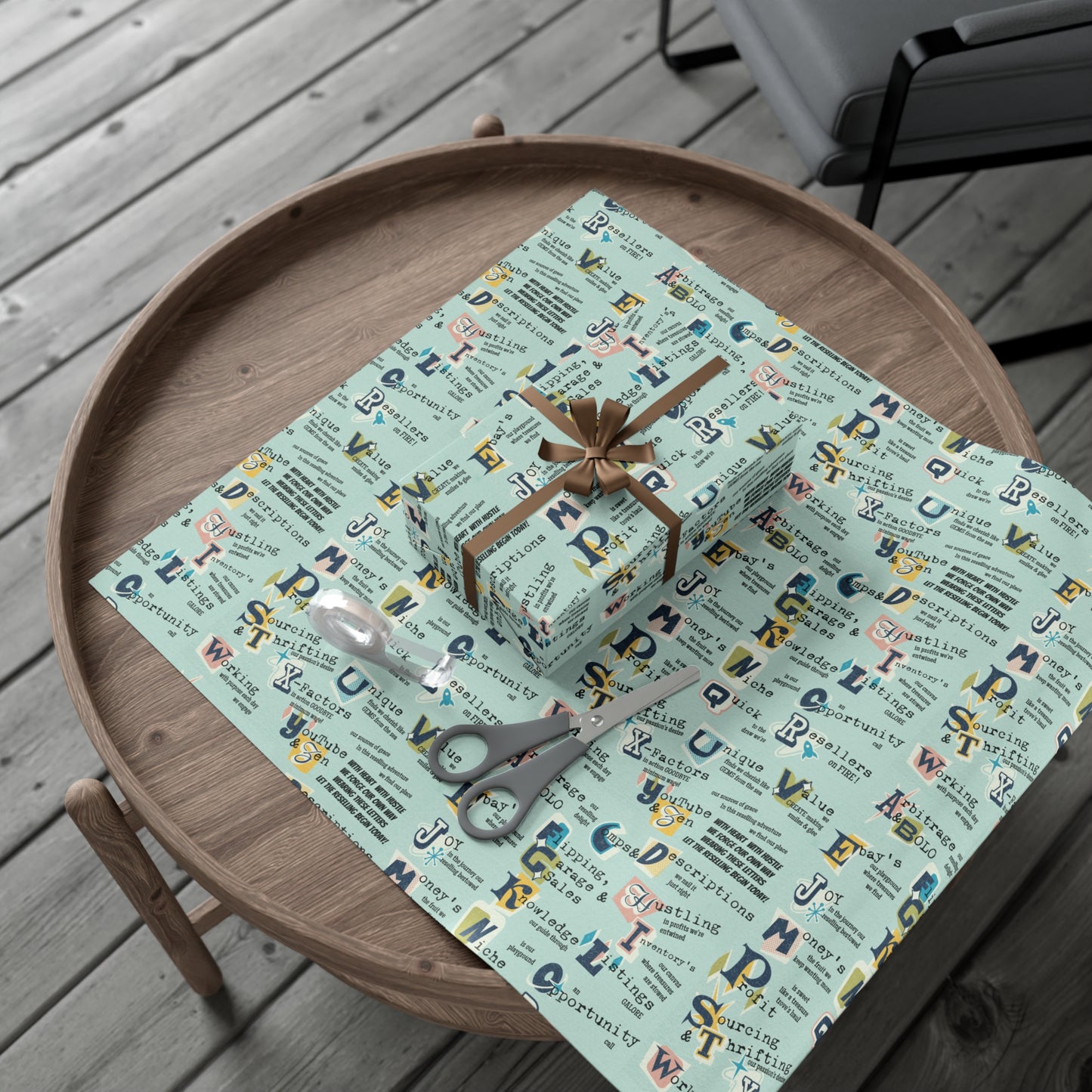Reseller Thrift Shop Gift Wrap Papers