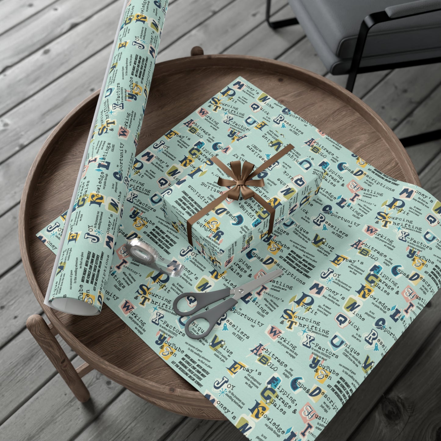 Reseller Thrift Shop Gift Wrap Papers