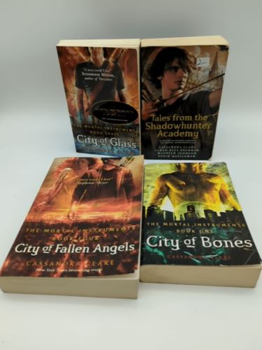 4x Cassandra Clare Shadowhunter Academy City of Glass Bones Fallen Angels