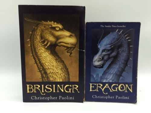 Eragon & Brisingr by Christopher Paolini (Paperback) Book Nook