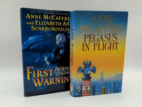 First Warning & Pegasus In Flight by Anne McCaffrey (Hardcover bundle x2)