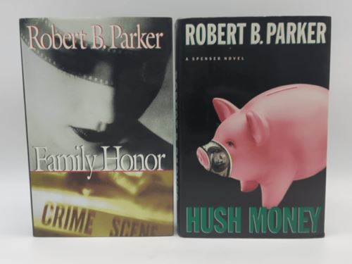 Family Honour & Hush Money by Robert B. Parker (Hardcover bundle) Book Nook