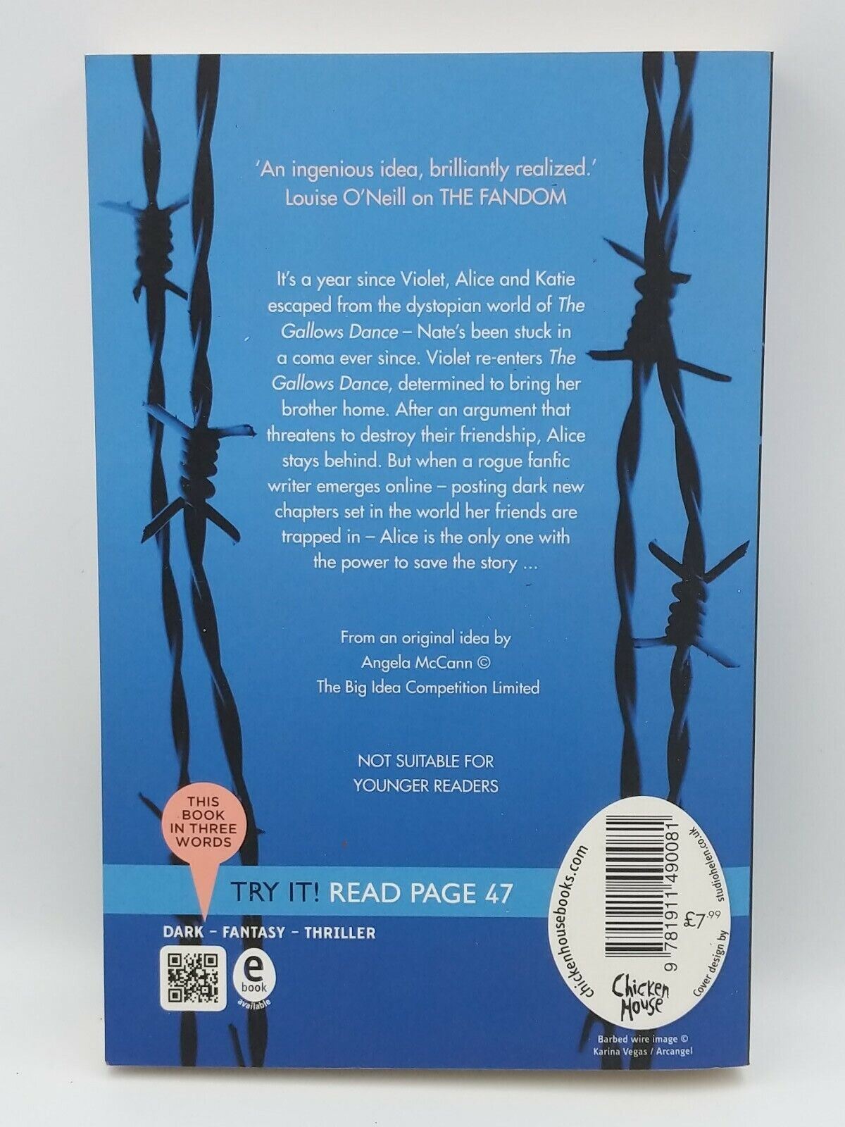 The Fandom Rising By Anna Day, Paperback | Dark Fantasy Thriller | Like New