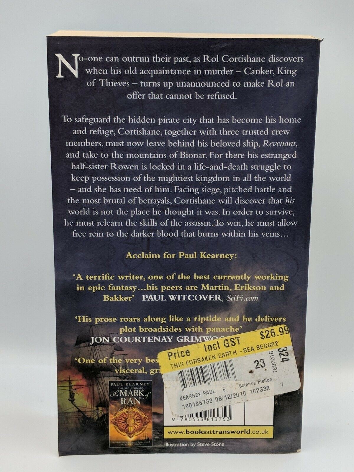 This Forsaken Earth (The Sea Beggars #2) by Paul Kearney (Paperback)