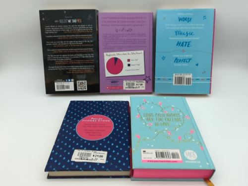 5x Paperback Young Adult Teen Love Book Bundle; Teenage Love Boys