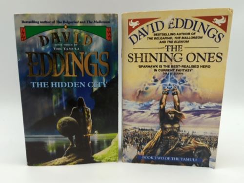 The Tamuli Series books 1 & 2 by David Eddings, Hidden City and The Shining Ones