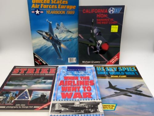 5x US airforce books and magazines, Warbirds of the West Coast +more...