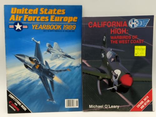 5x US airforce books and magazines, Warbirds of the West Coast +more...
