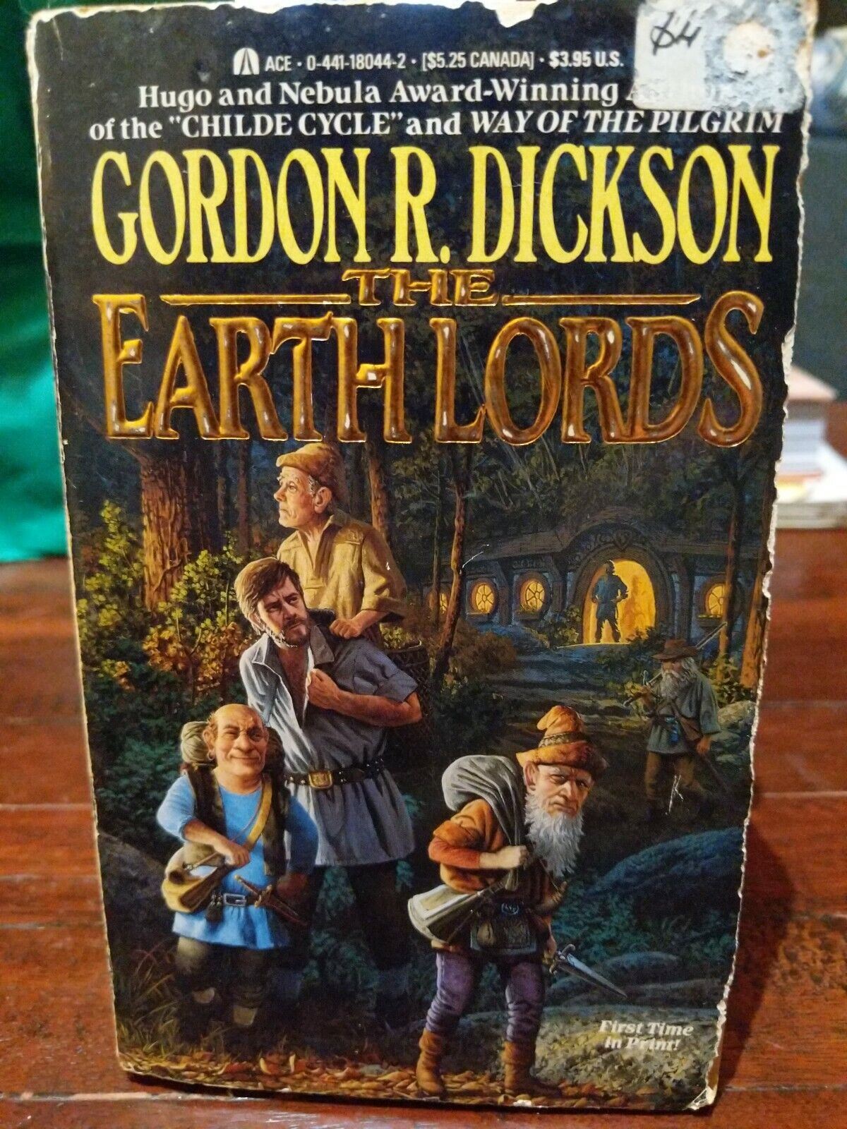 GORDON R. DICKSON The Earth Lords - Ace Paperback First Ed, 1989 Sci-Fi Fantasy