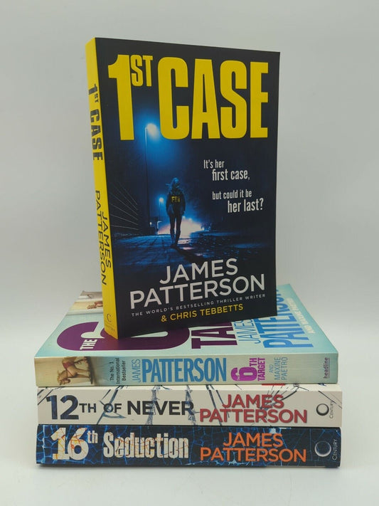 4 x Womens Murder Club James Patterson Books Crime Thriller 1st, 6th, 12th, 16th