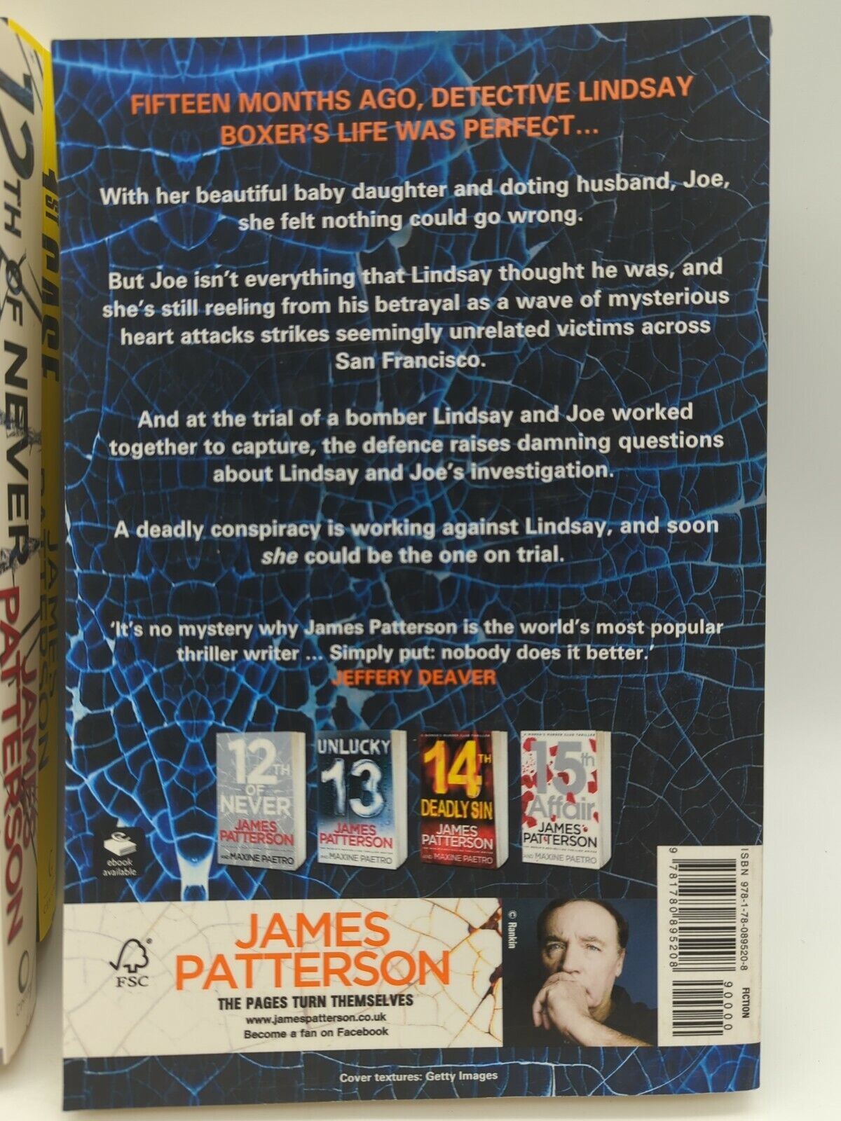 4 x Womens Murder Club James Patterson Books Crime Thriller 1st, 6th, 12th, 16th