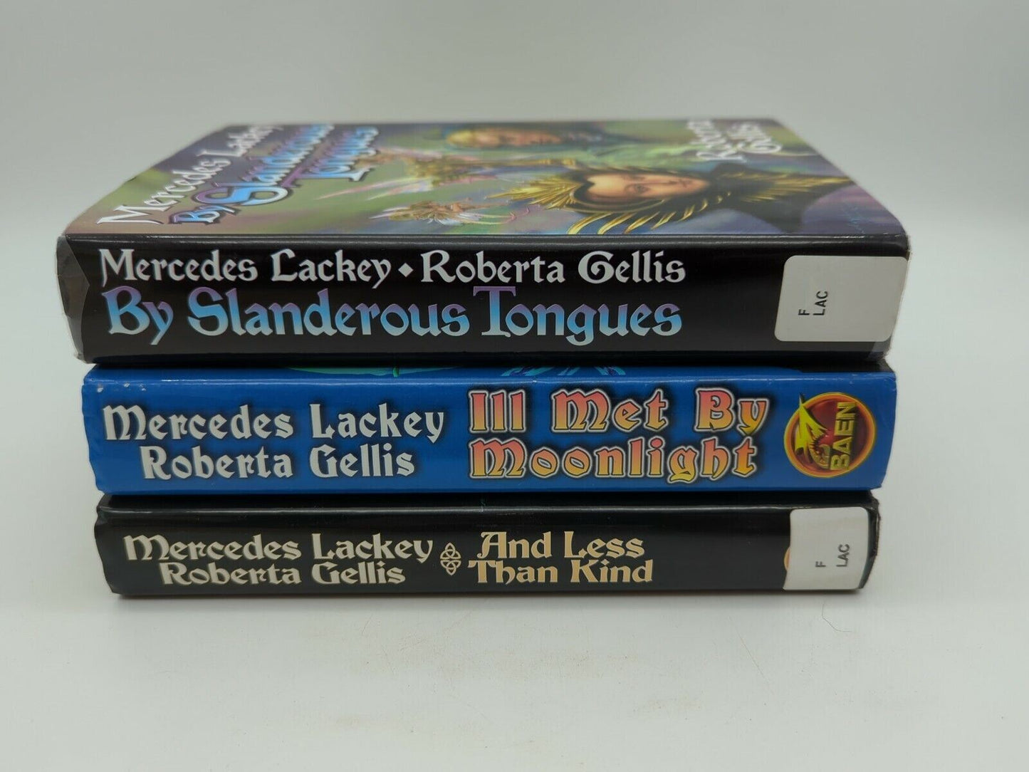 3x Mercedes Lackey/Roberta Cellis Doubled Edge Series 1 2 & 3 HCDJ 1st Edition