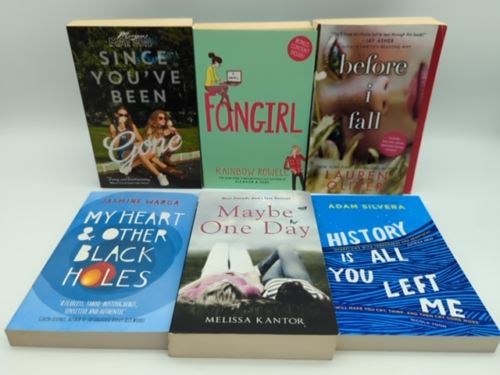 6x Young Adult Teen Girl Love Paperback Books Bundle, incl. Rainbow Rowell…