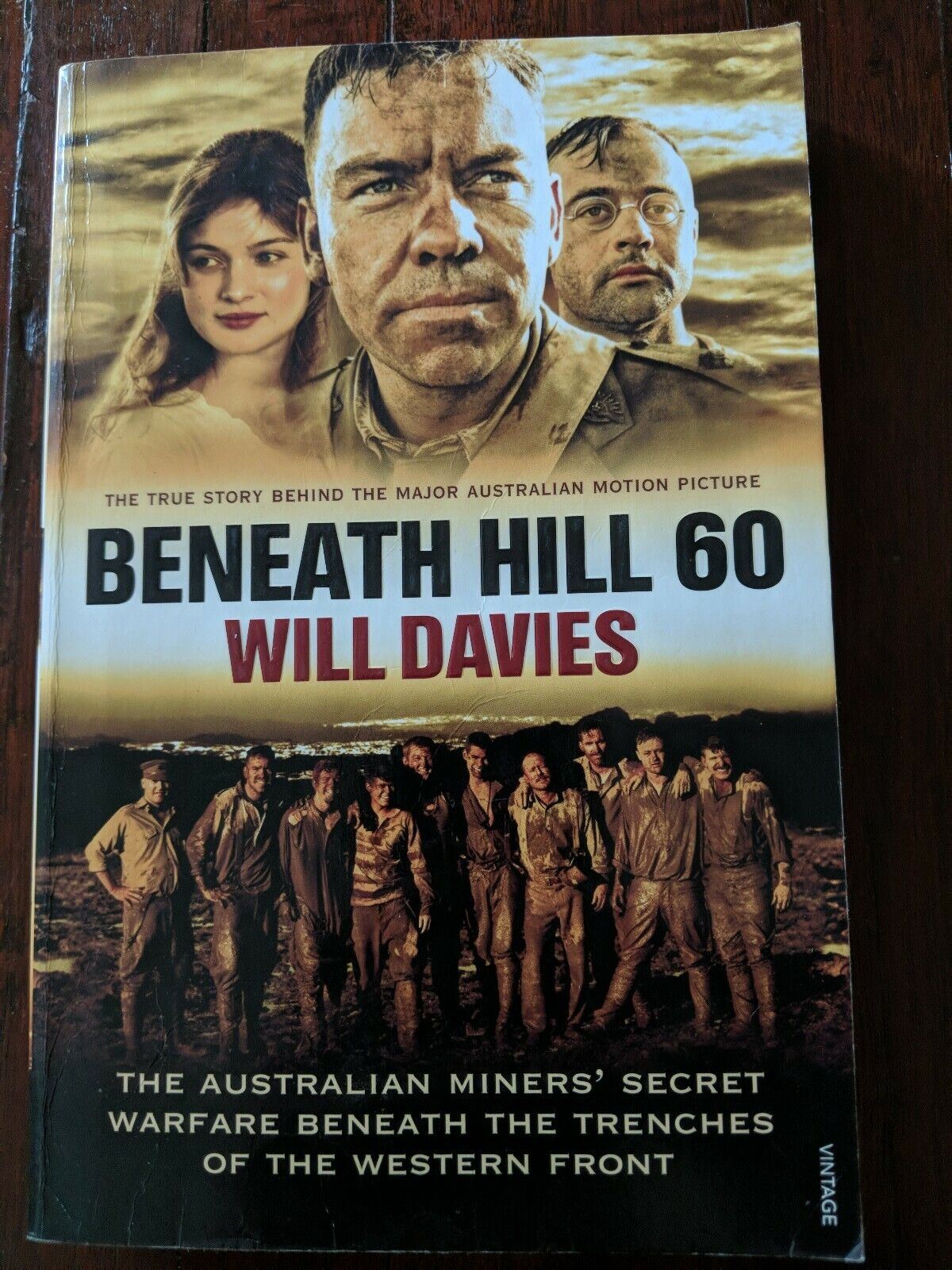 Beneath Hill 60 by Will Davies (English) Paperback - Western Front War Book
